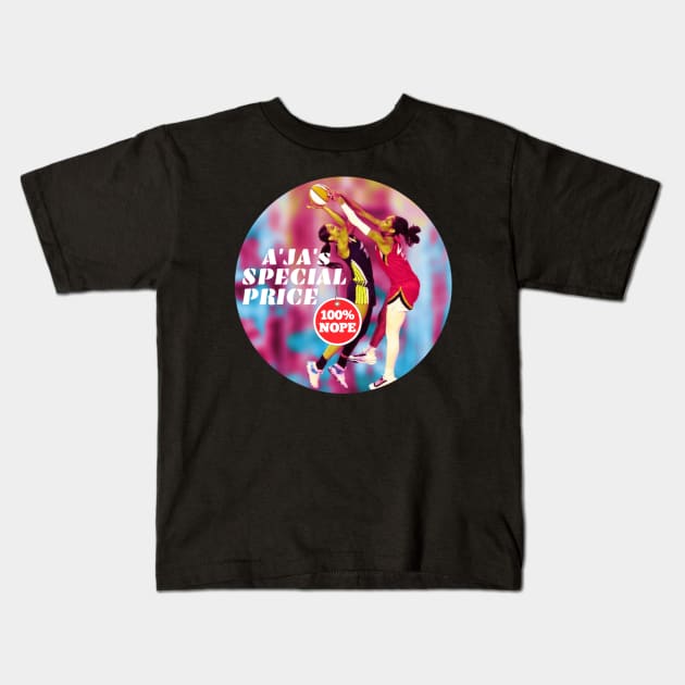 A'JA 100% NOPE Kids T-Shirt by gritcitysports